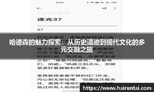 哈德森的魅力探索：从历史遗迹到现代文化的多元交融之旅